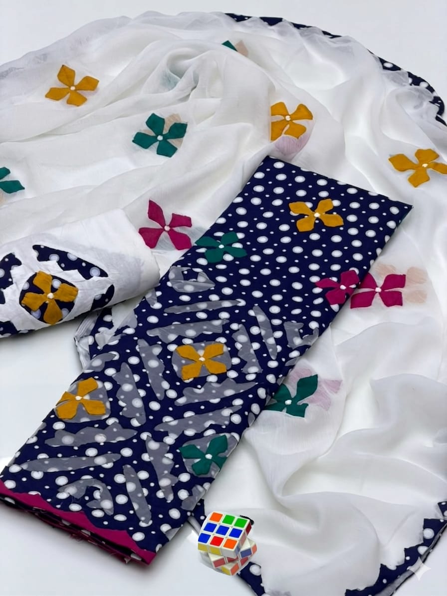 Polka print 3pc dress