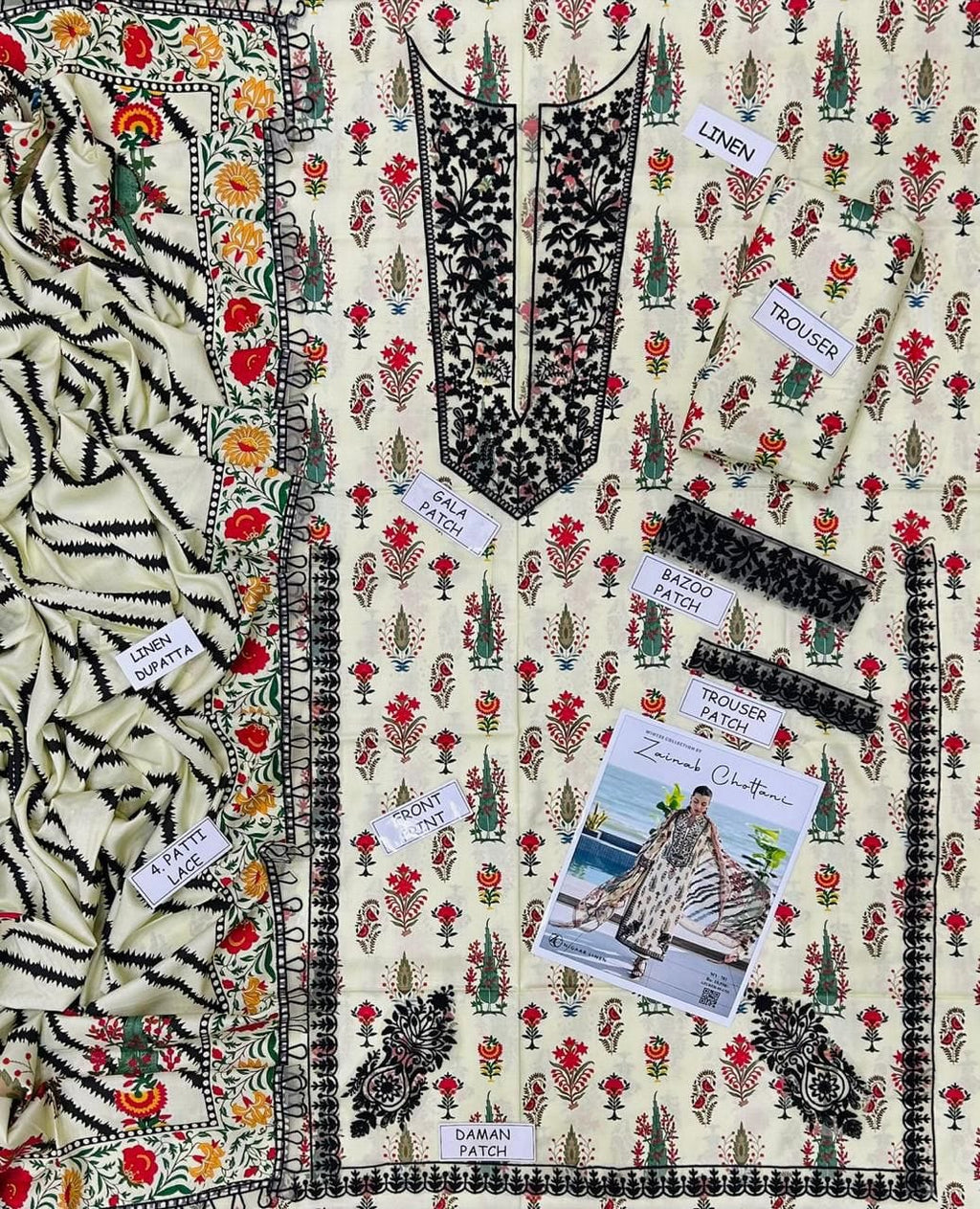 3 piece unstitched suits
