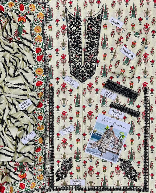 3 piece unstitched suits