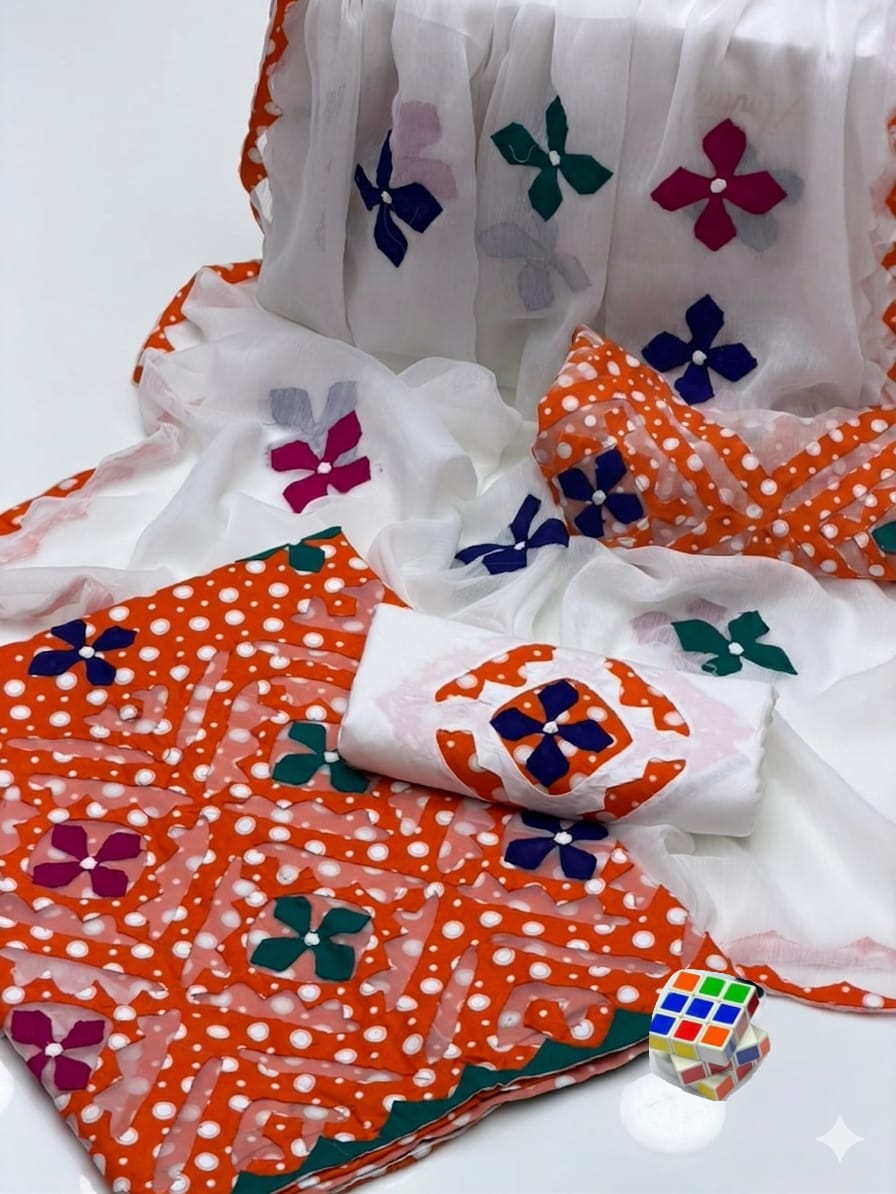 Polka print 3pc dress