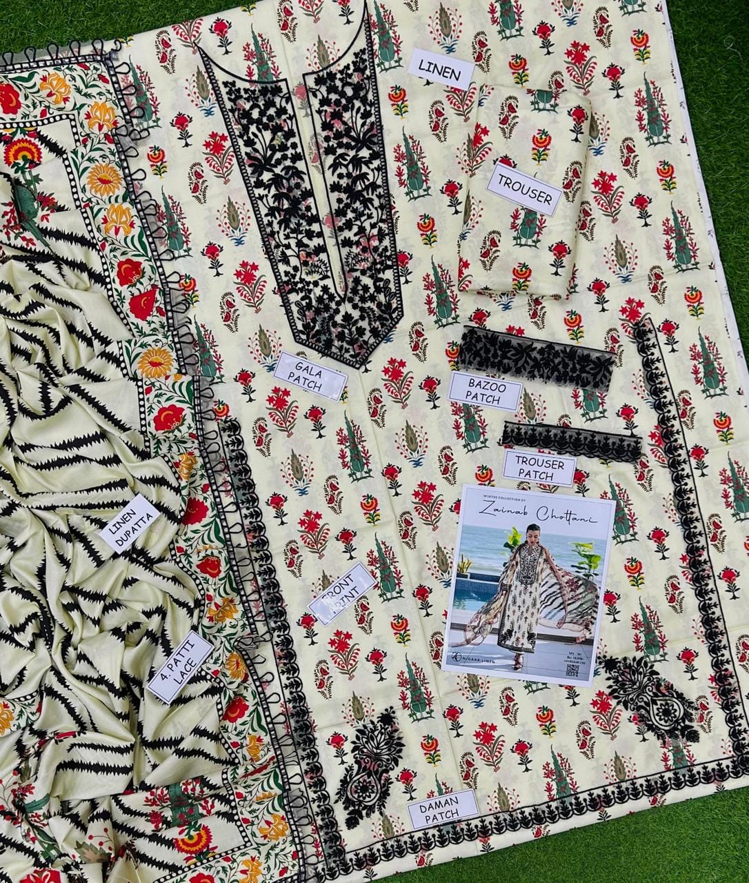 3 piece unstitched suits