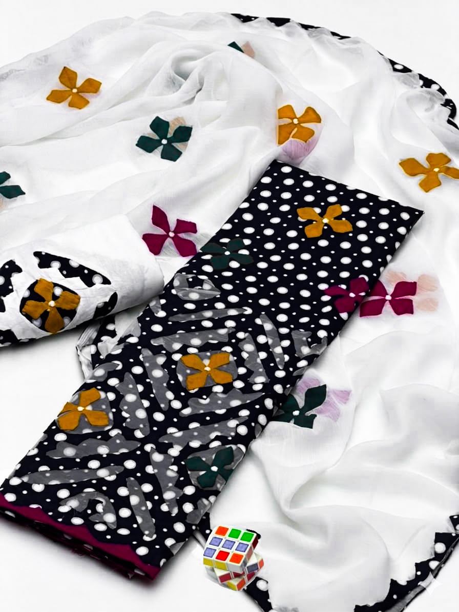 Polka print 3pc dress