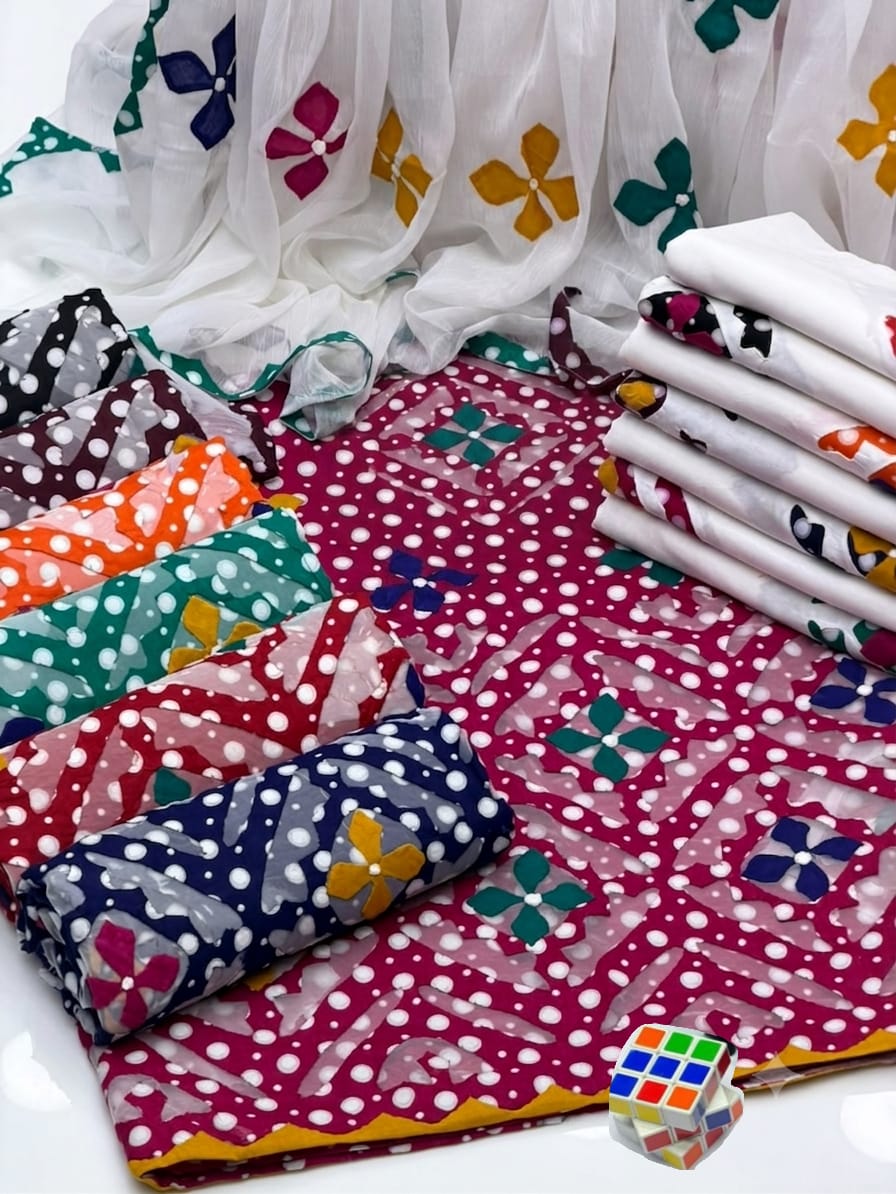 Polka print 3pc dress